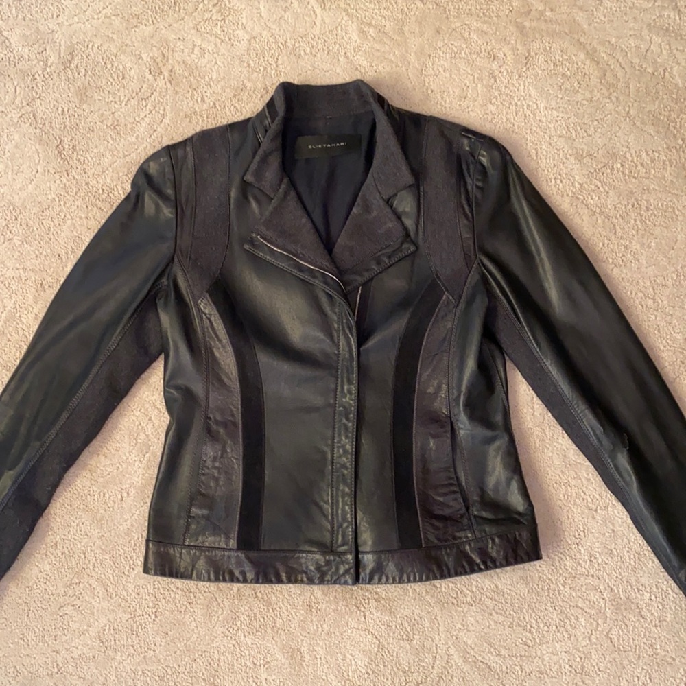 Elie Tahari Leather Jacket